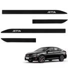 Jogo de Friso Lateral Jetta 2018 a 2024 Preto Mystic