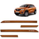 Jogo de Friso Lateral Kwid 2018 2019 Laranja Ocre Facão