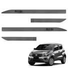 Jogo de Friso Lateral Mobi 2016 a 2024 Cinza Silverstone