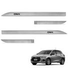Jogo de Friso Lateral Onix 2013 a 2024 Prata Shark