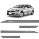 Jogo de Friso Lateral Polo 2018 a 2023 Prata Sirius Alto Relevo Jogo de Friso Lateral Polo 2018 a 2023 Prata Sirius Alto Relevo
