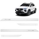 Jogo de Friso Lateral Pulse 2021 a 2023 Branco Banchisa Alto Relevo Jogo de Friso Lateral Pulse 2021 a 2023 Branco Banchisa Alto Relevo