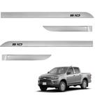 Jogo de Friso Lateral S10 2012 a 2024 Prata Switchblade
