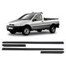 Jogo de Friso Lateral Strada Fire 2000 a 2004 2 Portas Preto Original