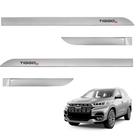 Jogo de Friso Lateral Tiggo 8 2021 a 2024 Prata Metalico Jogo de Friso Lateral Tiggo 8 2021 a 2024 Prata Metalico