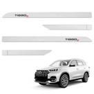 Jogo de Friso Lateral Tiggo 8 Pro 2022 a 2025 Branco Perolizado Jogo de Friso Lateral Tiggo 8 Pro 2022 a 2025 Branco Perolizado