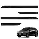 Jogo de Friso Lateral Tracker 2021 a 2024 Preto Ouro Negro