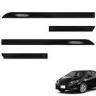 Jogo de Friso Lateral Versa 2012 a 2024 Preto Premium Alto Relevo