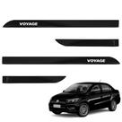 Jogo de Friso Lateral Voyage 2013 A 2023 Preto Ninja