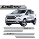 Jogo de Friso New Ecosport Lateral Protetor de Porta Ponta Redonda Cores