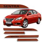 Jogo de Friso Nissan Sentra Protetor Porta Lateral Cores
