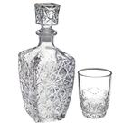 Jogo de Garrafa whisky 780ML com 6 copos 260ML Dedalo
