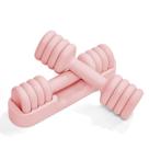 Jogo de Halteres Ajustáveis YOTTOY 0,9 a 2,3 kg Rosa 4 em 1