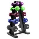 Jogo de Halteres CAP Barbell 100 lb em Neoprene com Suporte