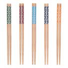 Jogo De Hashi Com 5 Pares Em Bambu - Issam