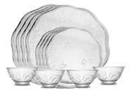 Jogo De Jantar 12 Peças New Butterfly Cristal Ecológico Lyor