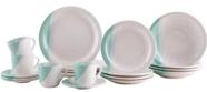 Jogo de Jantar 20 Pç Ceramica Estampado Alto Brilho Luxx Green