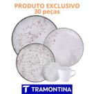 Jogo de Jantar 30 Peças Floralis Porcelana Tramontina