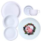 Jogo de Jantar 30 Peças + Prato Bolo Porcelana Germer Iguaçu Jogo de Jantar 30 Peças + Prato Bolo Porcelana Germer Iguaçu