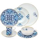 Jogo de jantar chá e café em porcelana Vista Alegre Transatlântico 30 peças Jogo de jantar chá e café em porcelana Vista Alegre Transatlântico 30 peças