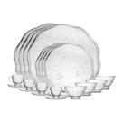 Jogo de jantar cristal ecológico com 20 peças new butterfly