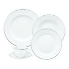 Jogo De Jantar Em Porcelana Flamingo Com 30 Peças Oxford Isabel
