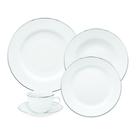 Jogo De Jantar Em Porcelana Flamingo Com 30 Peças Oxford