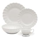Jogo De Jantar Em Porcelana Flora Com 20 Peças Oxford Camélia