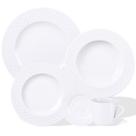 Jogo de Jantar ingrid branco Porcelana Decorada 20 Peças Tramontina aparelho de jantar Jogo de Jantar ingrid branco Porcelana Decorada 20 Peças Tramontina aparelho de jantar