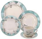 Jogo de jantar oxford lux floritt 20 pc - em ceramica
