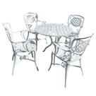 Jogo de Jardim com Mesa e 4 Cadeiras Aluminio Modelo Havana Jogo de Jardim com Mesa e 4 Cadeiras Aluminio Modelo Havana