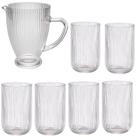 Jogo De Jarra 1,3 L E 6 Copos 460ml Versalhes Ke Home Jogo De Jarra 1,3 L E 6 Copos 460ml Versalhes Ke Home