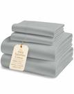 Jogo de Lençóis LANE LINEN Queen 1000 Fios Algodão Egípcio Jogo de Lençóis LANE LINEN Queen 1000 Fios Algodão Egípcio