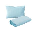 Jogo de Lençol 2 Peças Mini Cama Malha 100% Algodão Azul Arrumadinho Enxovais Jogo de Lençol 2 Peças Mini Cama Malha 100% Algodão Azul Arrumadinho Enxovais