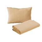 Jogo de Lençol 2 Peças Mini Cama Malha 100% Algodão Nude Arrumadinho Enxovais