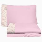 Jogo de Lençol 3 Peças Mini Cama Castelo Rosa 100% Algodão Arrumadinho Enxovais Jogo de Lençol 3 Peças Mini Cama Castelo Rosa 100% Algodão Arrumadinho Enxovais