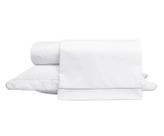 Jogo de Lençol Basics em Vivo Branco e Verde Menta 200 Fios - Solteiro Jogo de Lençol Basics em Vivo Branco e Verde Menta 200 Fios - Solteiro