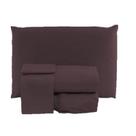 Jogo de Lençol Cama Casal Padrão Box 3 Peças Liso com Elástico em toda volta - 1,88m x 1,38m x 20cm