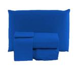Jogo de Lençol Cama Casal Padrão Box 3 Peças Liso com Elástico em toda volta - 1,88m x 1,38m x 20cm Jogo de Lençol Cama Casal Padrão Box 3 Peças Liso com Elástico em toda volta - 1,88m x 1,38m x 20cm