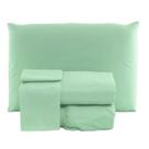 Jogo de Lençol Cama Casal Queen 3 Peças Liso VERDE