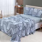 Jogo de Lençol Cama King 4 peças 100% Algodão Malha Penteada Jogo de Lençol Cama King 4 peças 100% Algodão Malha Penteada