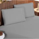 Jogo de Lençol Cama Queen 400 Fios Ponto Palito 3 Peças Queen Royal Casa Dona