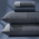 Jogo de Lençol Cama Queen Karsten Percal Importado 100% Algodão Estampado 4 Peças Cor:Julieta - Flores Brancas