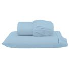 Jogo de Lençol Cama Solteiro 200 Fios Algodão 2 Peças Ponto Palito Anti-Pilling com Toque Suave Premium