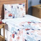 Jogo de Lençol Cama Solteiro 3 peças Infantil Bouti Kids Jogo de Lençol Cama Solteiro 3 peças Infantil Bouti Kids