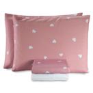 Jogo De Lençol Casal 04 Peças Algodão Percal Varias Estampas