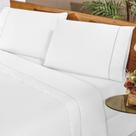 Jogo de Lençol Casal 180 Fios 4 Peças Elegance - Branco