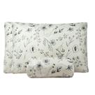 Jogo De Lençol Casal Padrão Bouti Basic Estampado 180 Fios 3 Peças - Minimal Floral