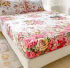 Jogo de Lençol Casal Queen 3 Peças Microfibra Estampado - Estampas Sortidas