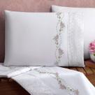 Jogo De Lençol Casal Queen Daphane Algodao 100% Algodao Luxo BOUQUET